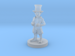 Gnome Merchant with Big Hat in Clear Ultra Fine Detail Plastic