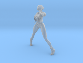 1/15 scale nose-art striptease dancer figure B in Clear Ultra Fine Detail Plastic