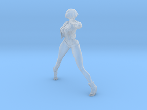 1/35 scale nose-art striptease dancer figure B x 1 in Clear Ultra Fine Detail Plastic