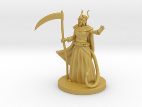 Tiefling Female Death Cleric 3 in Tan Fine Detail Plastic