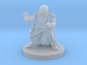 Dwarf Wizard 2 in Clear Ultra Fine Detail Plastic