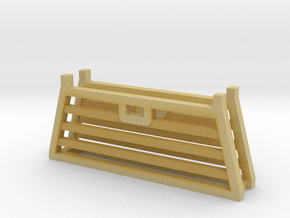 Pickup Truck Cab Guard 2Pack 1/87 HO Scale in Tan Fine Detail Plastic