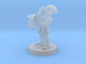 Goblin Saxophone Bard in Clear Ultra Fine Detail Plastic