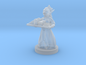 Goblin Barmaid in Clear Ultra Fine Detail Plastic