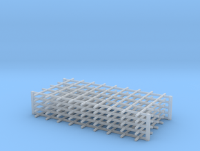 Rebar Grid 4 Feet x 8 Feet 1-87 HO Scale  in Clear Ultra Fine Detail Plastic