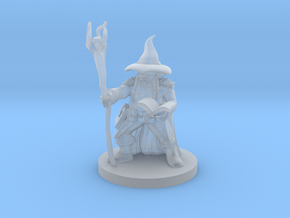 Dwarf Wizard 3 in Clear Ultra Fine Detail Plastic