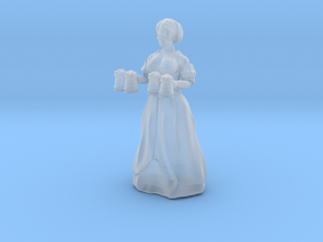 Barmaid no stand in Clear Ultra Fine Detail Plastic