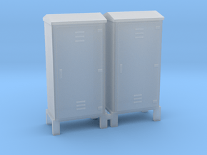 Electrical Cabinet With Legs 1-48 Scale   in Tan Fine Detail Plastic