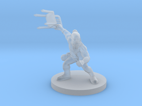 Dwarf Improvised Weapon Fighter in Clear Ultra Fine Detail Plastic