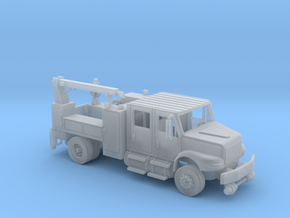4 Door Signal Truck Maintenance Body With Hi Rail  in Clear Ultra Fine Detail Plastic