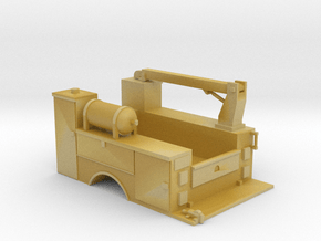 MOW Truck Bed With Fixed Crane 1-50 Scale in Tan Fine Detail Plastic