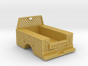 Standard Full Box Truck Bed W Cab Guard 1-50 Scale in Tan Fine Detail Plastic
