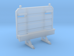 Cab Guard Chain Rack 1-87 HO Scale in Clear Ultra Fine Detail Plastic