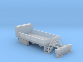 Rail Wheel Service Truck - No Crane - Hyrail With  in Clear Ultra Fine Detail Plastic