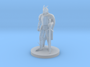 Tiefling Male Paladin 2 in Clear Ultra Fine Detail Plastic