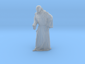1/15 scale Catholic priest monk figure B in Clear Ultra Fine Detail Plastic