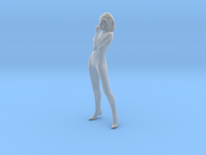 1/15 scale nose-art striptease dancer figure C in Clear Ultra Fine Detail Plastic
