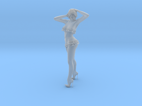 1/18 scale nose-art striptease dancer figure A x 1 in Clear Ultra Fine Detail Plastic
