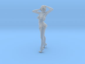 1/24 scale nose-art striptease dancer figure A x 1 in Clear Ultra Fine Detail Plastic