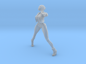 1/18 scale nose-art striptease dancer figure B in Clear Ultra Fine Detail Plastic