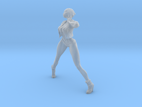 1/24 scale nose-art striptease dancer figure B in Clear Ultra Fine Detail Plastic