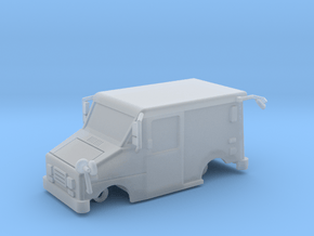 Mail Truck 1-87 HO Scale Filled Windows No Wheels in Clear Ultra Fine Detail Plastic