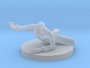 Zombie Male pose 3 in Clear Ultra Fine Detail Plastic
