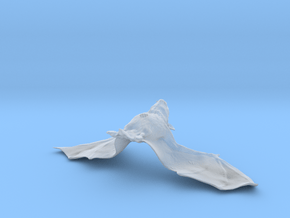 Bat in Clear Ultra Fine Detail Plastic