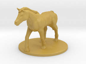 Draft Horse Updated in Tan Fine Detail Plastic