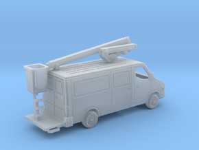 Service Van With Bucket 1-87 HO Scale in Clear Ultra Fine Detail Plastic