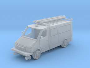 MOW Service Van With Ladder Rack 1-87 HO Scale in Clear Ultra Fine Detail Plastic