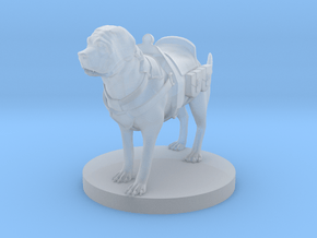 Mastiff mount in Clear Ultra Fine Detail Plastic