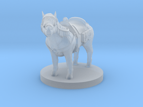 Pony mount in Clear Ultra Fine Detail Plastic