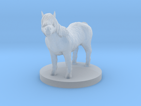 Pony in Clear Ultra Fine Detail Plastic