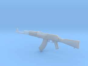 1/15 scale Avtomat Kalashnikova AK-47 rifle x 1 in Clear Ultra Fine Detail Plastic
