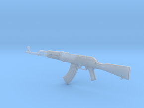1/18 scale Avtomat Kalashnikova AK-47 rifle x 1 in Clear Ultra Fine Detail Plastic