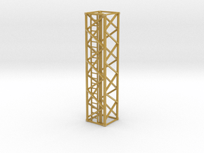 Light Tower Middle 1-87 HO Scale in Tan Fine Detail Plastic
