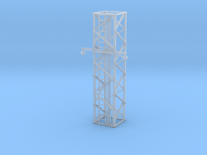 Light Tower Middle With Single Arm Lights 1-87 HO  in Clear Ultra Fine Detail Plastic