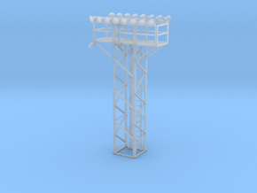 Light Tower Top With Double Light Assembly 1-87 HO in Clear Ultra Fine Detail Plastic