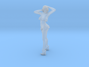 1/50 scale nose-art striptease dancer figure A x 1 in Clear Ultra Fine Detail Plastic