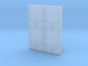 MEC Plug Doors 4 Door Set 1-87 Scale in Clear Ultra Fine Detail Plastic