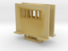Cab Guard With Window 2 Pack 1-87 HO Scale in Tan Fine Detail Plastic