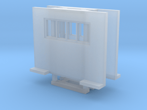 Cab Guard With Window 2 Pack 1-87 HO Scale in Clear Ultra Fine Detail Plastic