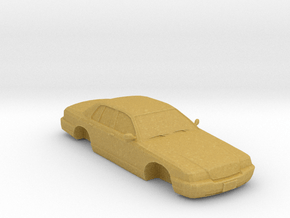 2007 Ford Crown Vic 1-87 Scale in Tan Fine Detail Plastic