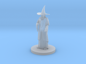 Old Wizard in Clear Ultra Fine Detail Plastic