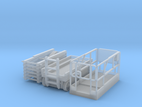 Scissor Lift 1-87 HO Scale Parted in Clear Ultra Fine Detail Plastic