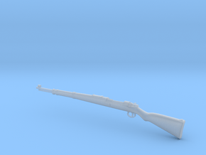 1/10 scale Mauser Karabiner K-98k Kurz rifle x 1 in Clear Ultra Fine Detail Plastic