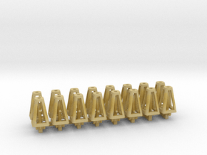Jack Stands 16 pack 1-64 Scale in Tan Fine Detail Plastic