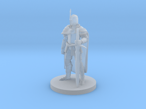 Human Female Fighter in Clear Ultra Fine Detail Plastic