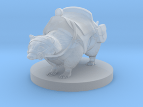 Giant Badger Mount in Clear Ultra Fine Detail Plastic